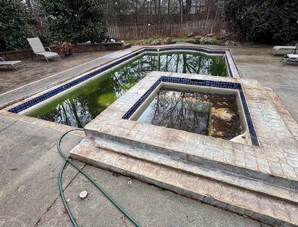 Pool & spa brought back from algae — green pool recovery in Vero Beach, FL