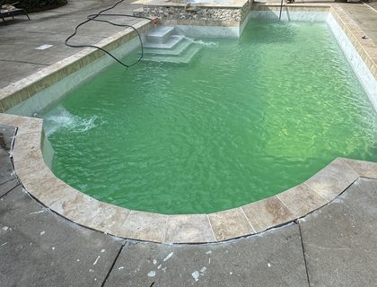 Pool & spa brought back from algae — green pool recovery in Vero Beach, FL