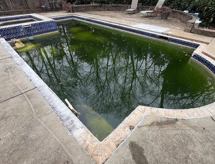 Pool & spa brought back from algae — green pool recovery in Vero Beach, FL
