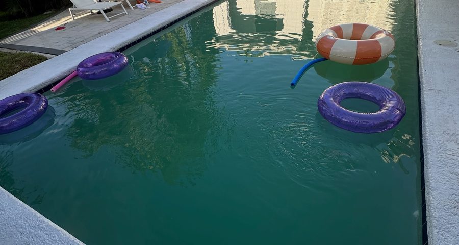 Why your pool turns green after a Florida storm